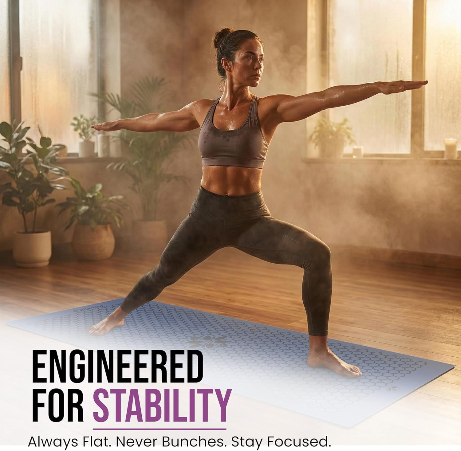 High durability yoga mat