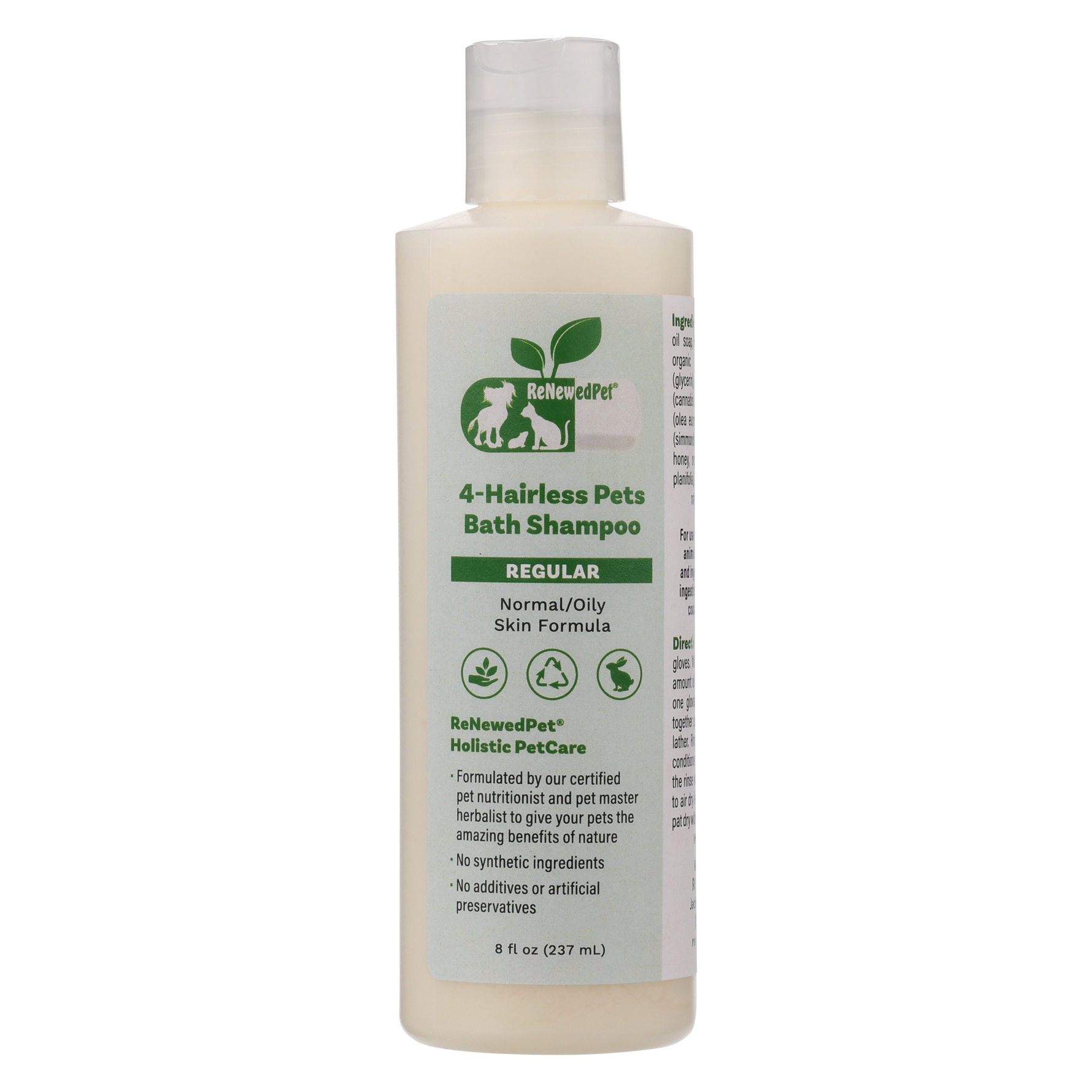 4-HAIRLESS PETS PETS REGULAR SHAMPOO