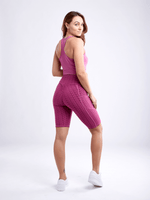 JupiterGear High-Waisted Scrunch Yoga Shorts with Hip Pockets