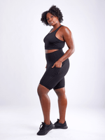 JupiterGear High-Waisted Scrunch Yoga Shorts with Hip Pockets