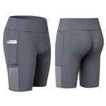 Yoga Shorts Stretchable With Phone Pocket
