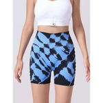 2 Pack Tie Dye High Waist Seamless Yoga Shorts