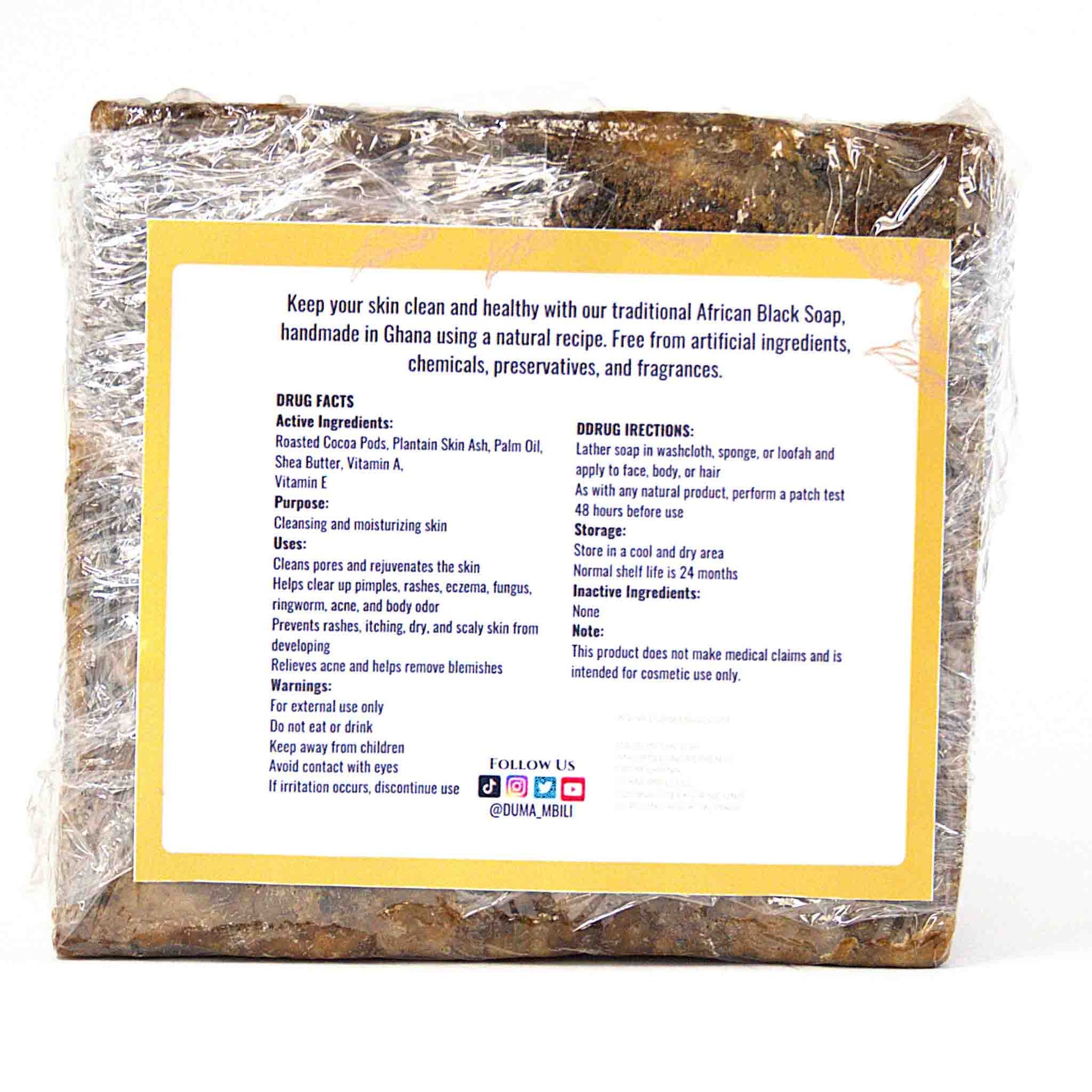 Authentic African Black Soap | Organic Skincare for Clear & Glowing Skin