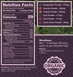 Organic Tropics & Raw Greens Micronutrient Powders