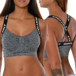 High Quality Fitness Tight Sports Letter Street Cropped Vest Tops for Women And Girls Bustier Strappy Skinny T-Shirt
