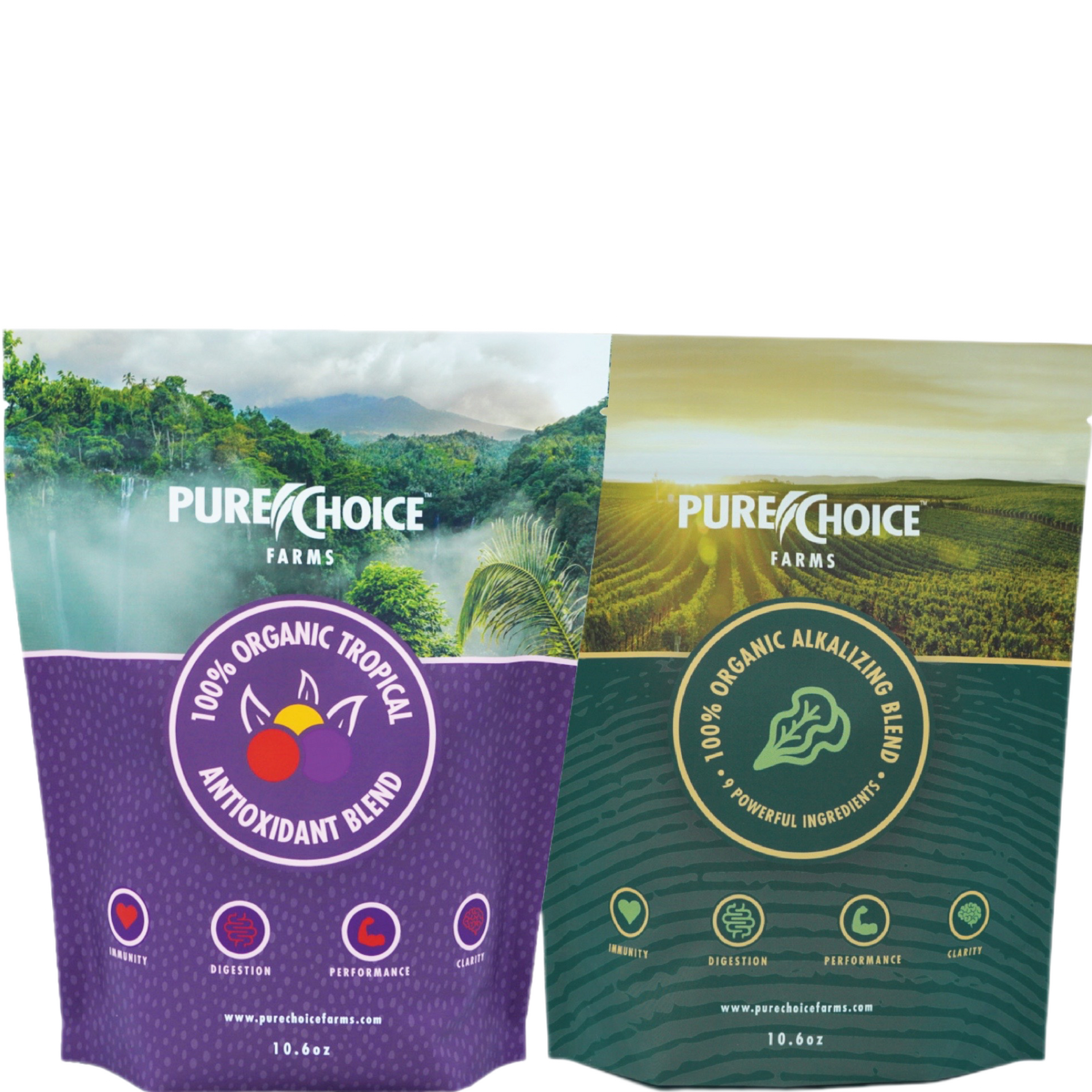Organic Tropics & Raw Greens Micronutrient Powders
