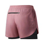 Men's Running Shorts Quick-drying Fitness Black Double Layer Shorts Men New Sport Workout Training Bodybuilding Short Pants