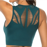 New Trendy Women's T-shirts Workout Sports Bra Yoga Vest Backless Solid Quick Dry Running Gym Sport bra Yoga Shirts