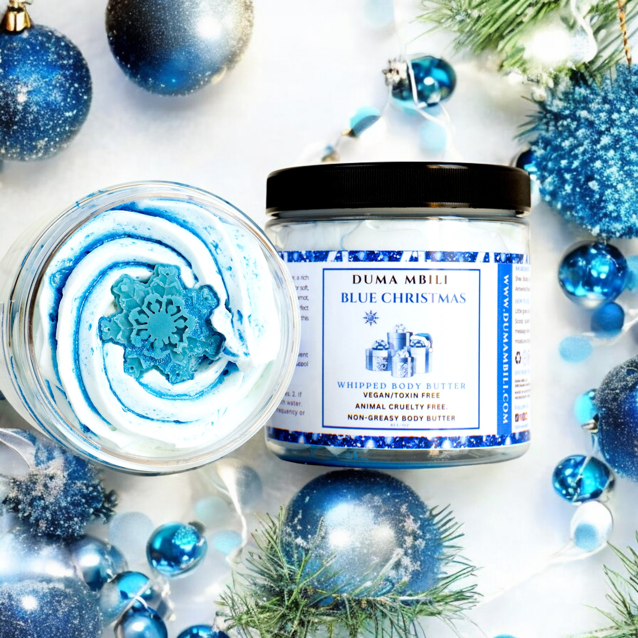 Blue christmas collection