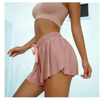 Summer Running Shorts Women 2 In 1 Marathon Quick Dry Shorts Gym Loose Sport Breathable Yoga Shorts