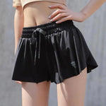 Summer Running Shorts Women 2 In 1 Marathon Quick Dry Shorts Gym Loose Sport Breathable Yoga Shorts